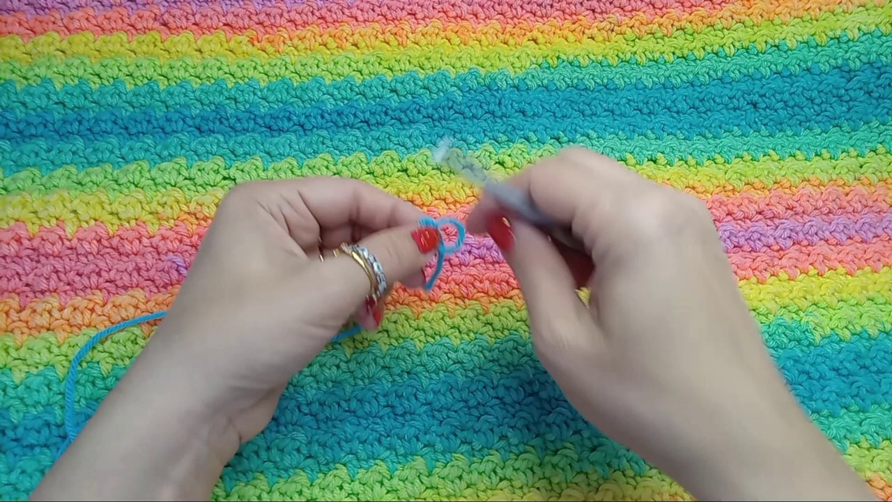 Mũi Chanh (Lemon Peel Stitch) Hướng Dẫn Móc Chăn Len Không Lỗ Thủng Cho Bé 1